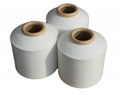 Spandex/polyester covered yarn 40/150/48 White