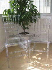 Transparent chiavari chair