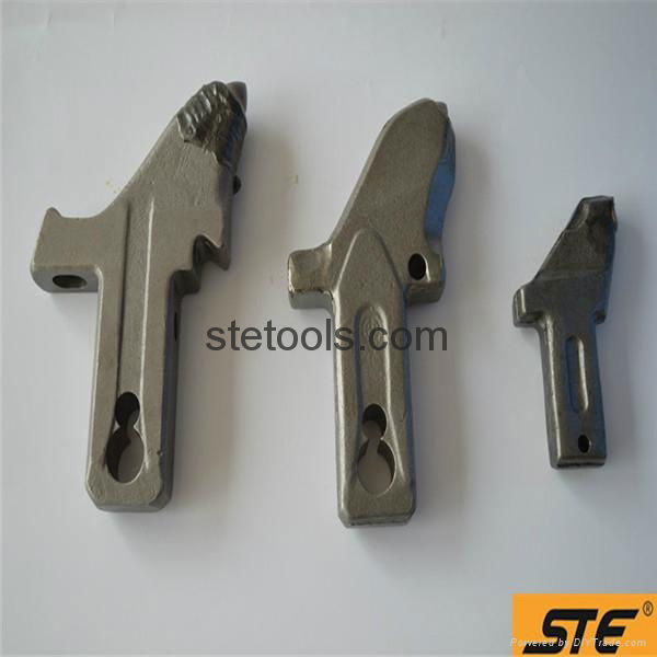 coal mining tungsten carbide knife shaped hydra teeth radial picks flat cutter b 2