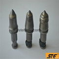 rotary tool betek pick round shank cutters auger bit piling drill teeth 1