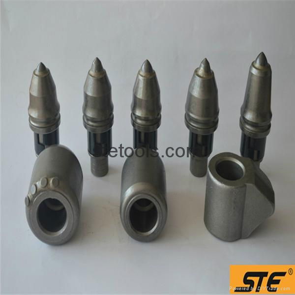 rotary tool betek pick round shank cutters auger bit piling drill teeth 3