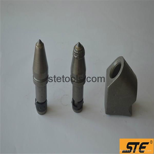 rotary tool betek pick round shank cutters auger bit piling drill teeth