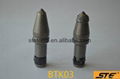 Conical trenching cutter bit coal pick