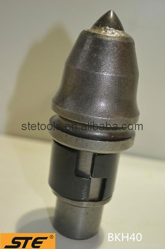 rotary tool betek pick round shank cutters auger bit piling drill teeth 4