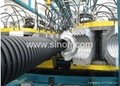 PVC/PE double wall corrugated pipe extrusion line