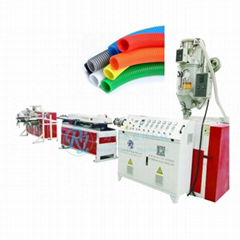 PVC PE PP Corrugated Flexible Pipe Making Machine