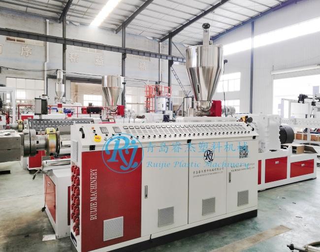 Plastic PVC WPC Door Panel PVC Hollow Board Making Machine 2