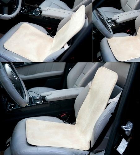 Car seat backrest heating pad 