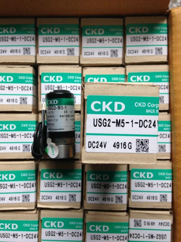 （现货）全新原装正品特价CKD电磁阀USG2-M5-1-DC24V 2