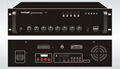 5 zones mixer amplifier. Rated power 620W(Y-650F) 1