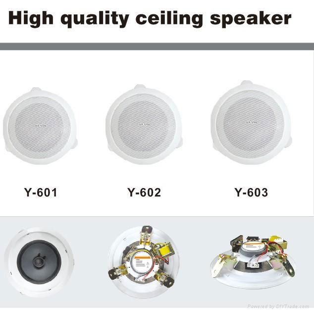 High quality control ceiling speaker (Y-601) 2