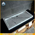 Italian Carrara White Marble Stone Bathroom Sink 3