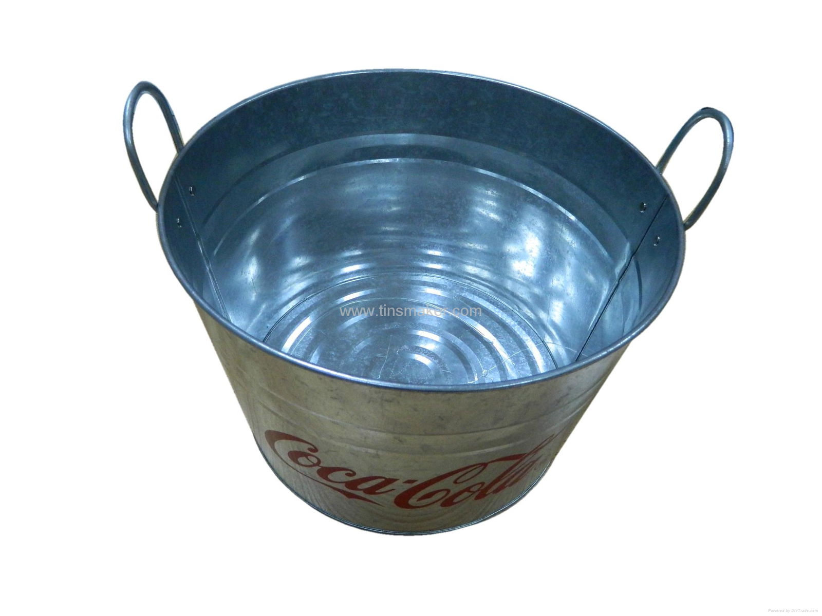 Cocacola ice tin bucket