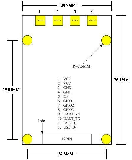 Impinj R2000 UHF RFID reader module for student tracking 3