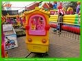 Deluxe electric rail train amusement kiddie rides hot sale 2
