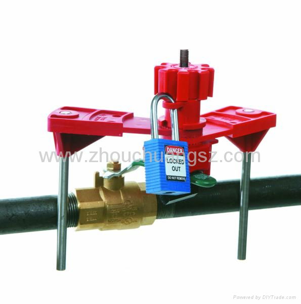 ZC-F32 Double Arms Universal Ball Valve Lockout (OSHA Standard)  3