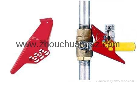 ZC-F04 Standard Ball Valve Lockout, Made From Power - Coated Steel, Safety Loto  4