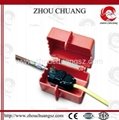 ZC-D31 坚固耐用聚苯乙烯材质 电气插头锁 安全锁具专家 2