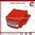 ZC-F08 Valve Lockout, Suitable For 1''to 6 1/2'' to 10' Valve Rod, PP Material  3