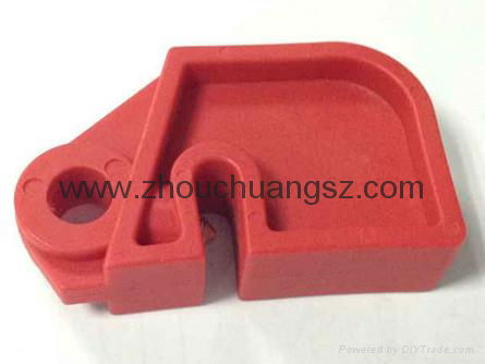 ZC-D08 50mm*25mm*23mm Red Breaker Lockout 3