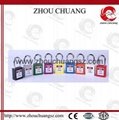 ZC-G01 38mm刚材质锁梁工业安全挂锁 5