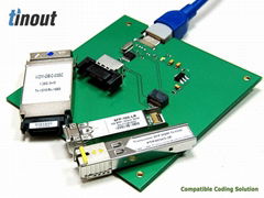 SFP Programmer, test board for transceivers, modules GBIC|SFP|SFP+ 