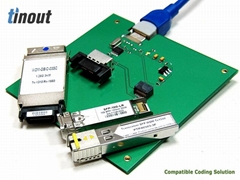 SFP Programmer, test board for transceivers, modules GBIC|SFP|SFP+