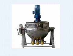 Agitation and tilting jacketed kettle