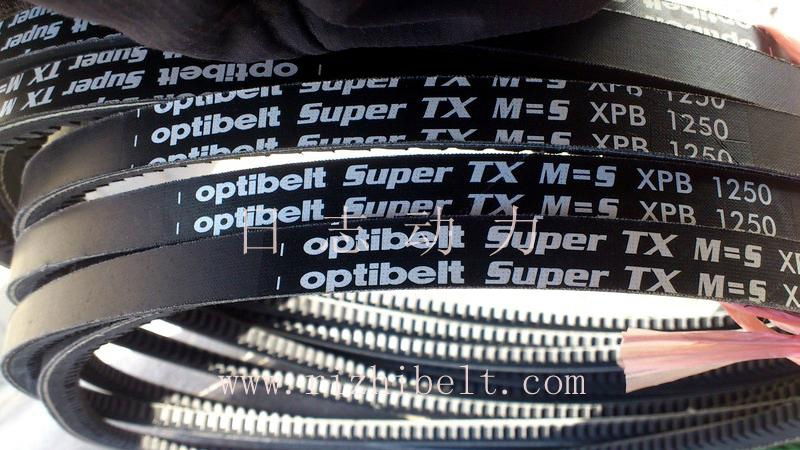 Optibelt super TX M=S V-Belt--raw edge, moulded cogge