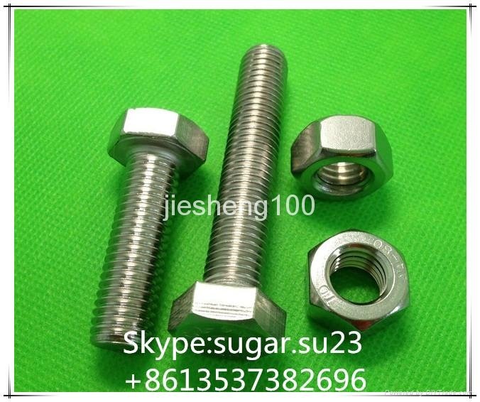 Stainless steel bolts 