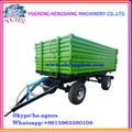 8 ton double axle farm trailer with ISO9001 2