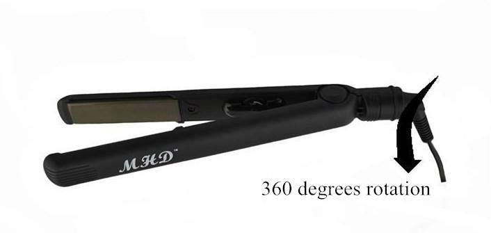 MHD professional tourmaline ceramic hair straightener hair flat iron with LCD 4