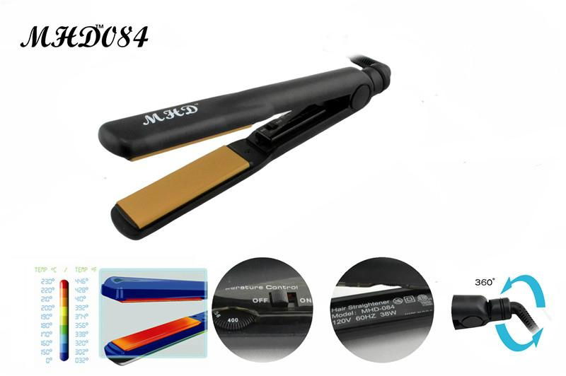 MHD competitive professional hair straightener flat iron with free shipping free