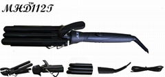 MHD112T HOT selling ProfessionalCeramic Triple Barrel Waver Iron PTC heater hair