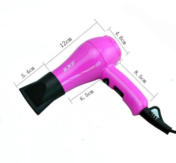 free shipping 1000W mini travel hair dryer hot selling hair drier new blow drier 3