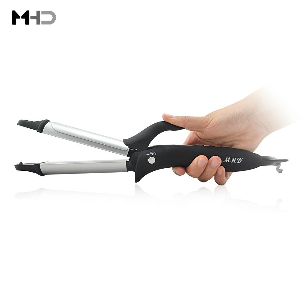 MHD-027 2in1 Multi-function Straight & Curl Hair Iron 5