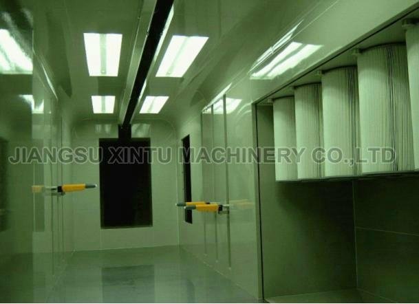 Automated Powder Coating Spray Booth