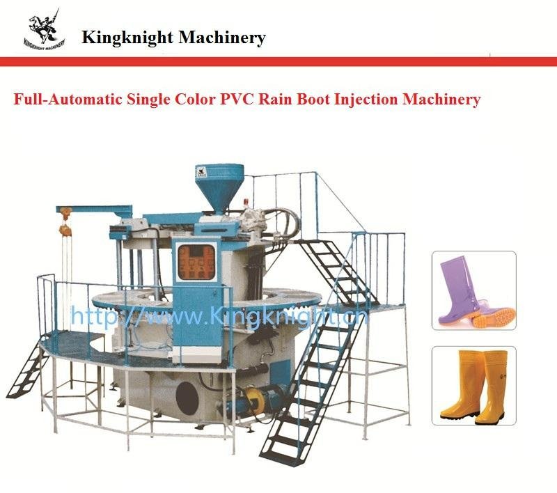single color PVC rain boot   injection mashine