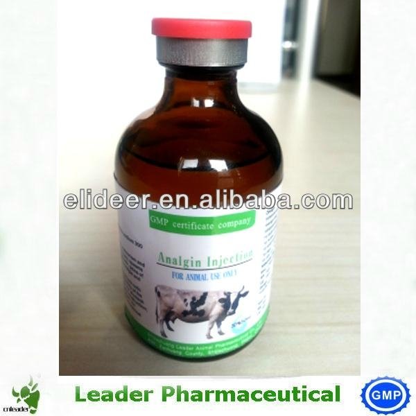 Analgin injection 30% 50% of veterinary drug for animal use