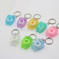 lovely mint flavor tooth shape dental floss with keychain 3