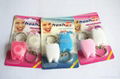 lovely mint flavor tooth shape dental floss with keychain 2