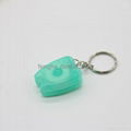 Lovely15m mint flavor tooth shape dental floss with keychain 5