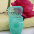 Lovely15m mint flavor tooth shape dental floss with keychain 2