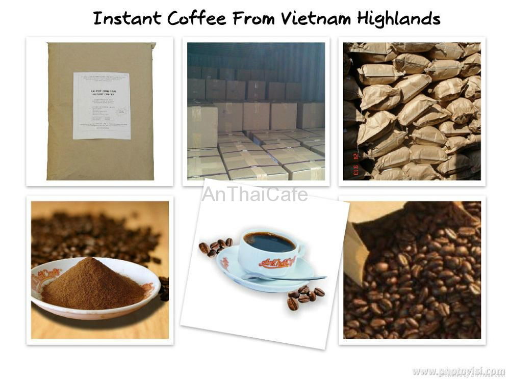 Spray Dried Instant Coffee SH AnThaiCafe (Vietnam Manufacturer