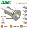 Daei Latest 1W ceiling light MINI led down light CRI>80Ra CE&ROHS