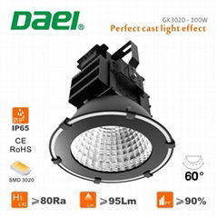 LED high bay lighting 100w industrial led high bay light 3 Years warranty