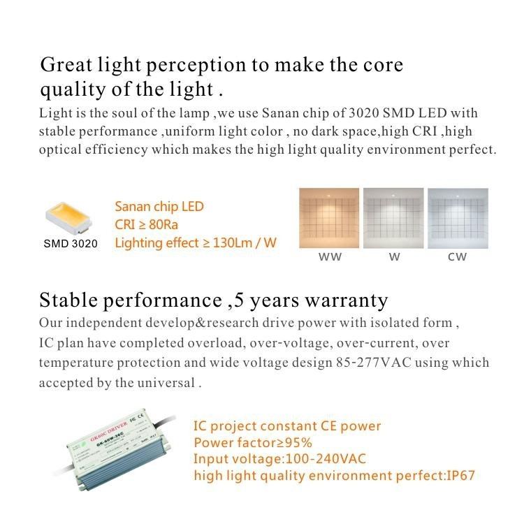 LED high bay lighting 100w industrial led high bay light 3 Years warranty 3