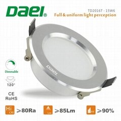 Deai Brand15w led downlight ceiling LED light CRI>80