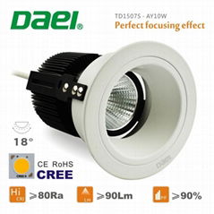 Daei LED10w ceiling spot light ceiling light CREE leds witih high lumen