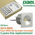 Daei Brand Temmokus series Super mini 3w led ceiling lamp light 1